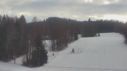 Dojezd hlavní sjezdovky