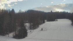 Dojezd hlavní sjezdovky