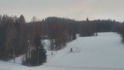 Dojezd hlavní sjezdovky