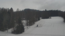 Dojezd hlavní sjezdovky