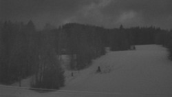 Dojezd hlavní sjezdovky