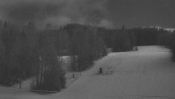 Dojezd hlavní sjezdovky