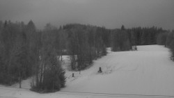 Dojezd hlavní sjezdovky