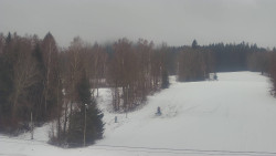 Dojezd hlavní sjezdovky