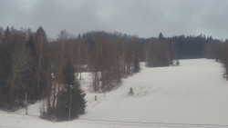 Dojezd hlavní sjezdovky