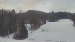 Dojezd hlavní sjezdovky