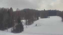 Dojezd hlavní sjezdovky