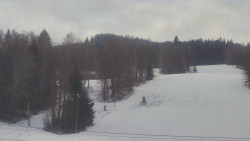 Dojezd hlavní sjezdovky