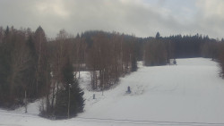 Dojezd hlavní sjezdovky