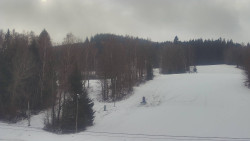 Dojezd hlavní sjezdovky