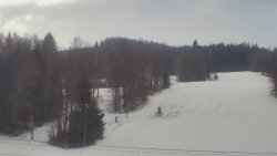 Dojezd hlavní sjezdovky