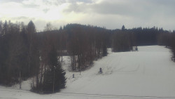 Dojezd hlavní sjezdovky