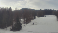 Dojezd hlavní sjezdovky