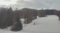 Dojezd hlavní sjezdovky