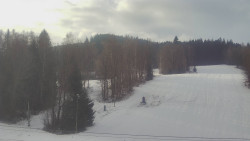 Dojezd hlavní sjezdovky