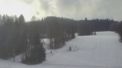 Dojezd hlavní sjezdovky