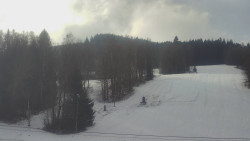 Dojezd hlavní sjezdovky