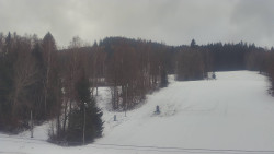 Dojezd hlavní sjezdovky