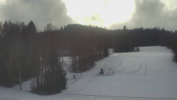 Dojezd hlavní sjezdovky