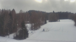 Dojezd hlavní sjezdovky