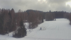 Dojezd hlavní sjezdovky