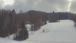 Dojezd hlavní sjezdovky