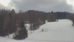 Dojezd hlavní sjezdovky