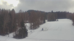 Dojezd hlavní sjezdovky