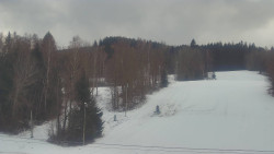 Dojezd hlavní sjezdovky