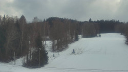 Dojezd hlavní sjezdovky