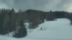 Dojezd hlavní sjezdovky