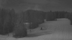 Dojezd hlavní sjezdovky