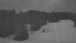 Dojezd hlavní sjezdovky