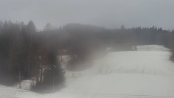 Dojezd hlavní sjezdovky