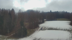 Dojezd hlavní sjezdovky