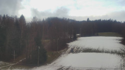 Dojezd hlavní sjezdovky