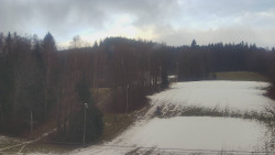 Dojezd hlavní sjezdovky