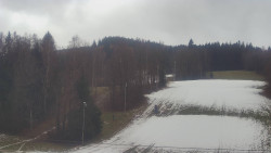 Dojezd hlavní sjezdovky