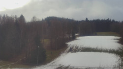 Dojezd hlavní sjezdovky