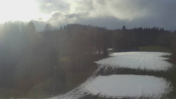 Dojezd hlavní sjezdovky