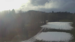 Dojezd hlavní sjezdovky