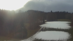 Dojezd hlavní sjezdovky