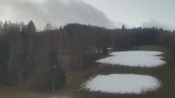 Dojezd hlavní sjezdovky