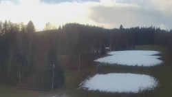 Dojezd hlavní sjezdovky