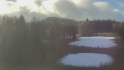 Dojezd hlavní sjezdovky