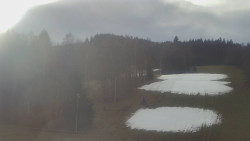 Dojezd hlavní sjezdovky