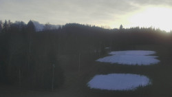 Dojezd hlavní sjezdovky