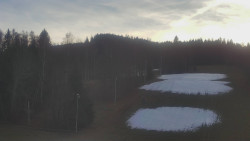 Dojezd hlavní sjezdovky