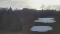 Dojezd hlavní sjezdovky