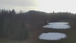 Dojezd hlavní sjezdovky